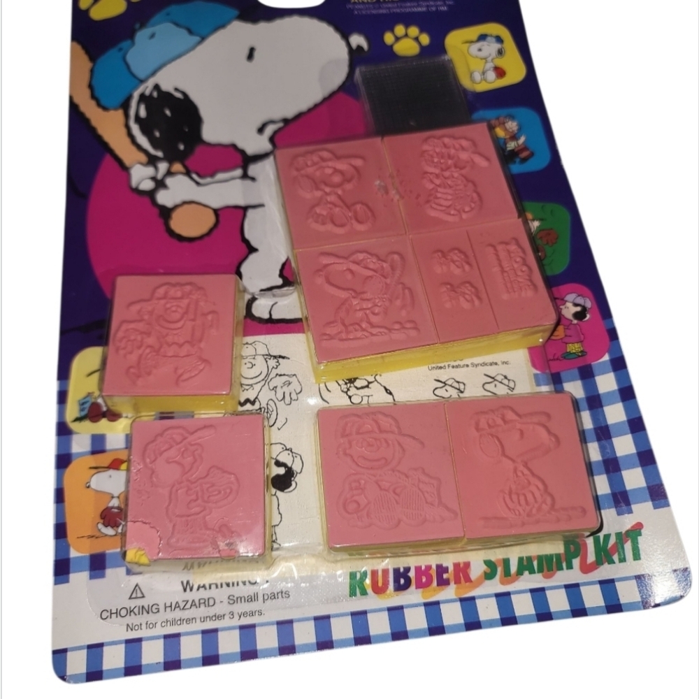 snoopy Vintage BUNDLE stamp AND diary Pocket Notebook